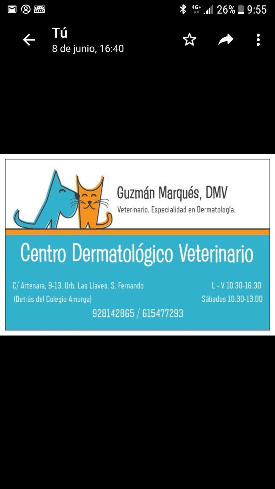Clínica veterinaria Centro Dermatológico Veterinario